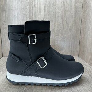 Merrell Alpine Buckle J0026348 Ankle Snow Boots Womens 9 Waterproof Zipper Black